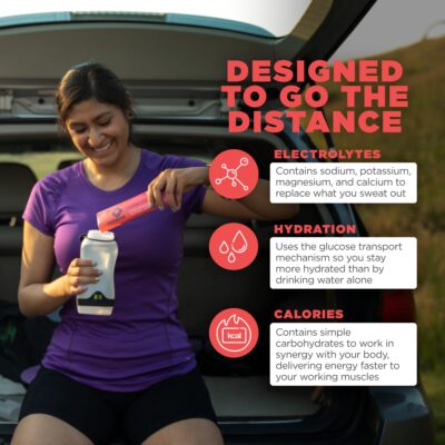 Tailwind Nutrition Endurance Fuel, Electrolyte & Hydration Sports Drink Mix Powder with Caffeine, Gluten-Free, Vegan, Raspberry Buzz, 50 Servings (Caffeinated) - Image 3