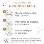 Glycolic Acid Face Wash, Exfoliating Facial Cleanser and Scrub, 10% Glycolic Acid, AHA and Salicylic Acid Face Cleanser 6 fl. oz - Botanic Tree - Image 5
