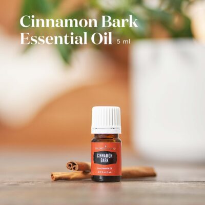Young Living Cinnamon Bark Essential Oil 5 ml - Warm, Spicy Aroma , Cleanses Air, Skin Massage , Immune Wellness , Odor Elimination , Invigorating Aroma , Aromatic Spice - Image 2
