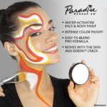 Mehron Makeup Paradise Makeup AQ Pro Size | Stage & Screen, Face & Body Painting, Special FX, Beauty, Cosplay, and Halloween | Water Activated Face Paint & Body Paint 1.4 oz (40 g) (Porto) - Image 4