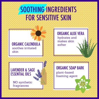 California Baby Calming Lavender Shampoo and Body Wash | 100% Plant-Based (USDA Certified) | Hypoallergenic Baby Soap for Dry, Sensitive Skin | 562 mL / 19 fl. oz. - Image 8