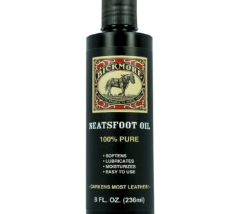 Bickmore 100% Pure Neatsfoot Oil 8 oz – Leather Conditioner and Wood Finish – Works Great on Leather Boots, Shoes, Baseball Gloves, Saddles, Harnesses & Other Horse Tack