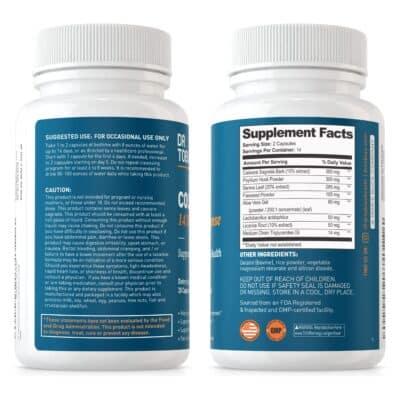 Dr. Tobias Colon 14 Day Cleanse, Advanced Gut Cleanse Detox for Women & Men with Cascara Sagrada, Psyllium Husk & Senna Leaf, Non-GMO Colon Cleanse, 28 Capsules 1-2 Daily - Image 7