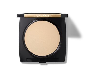 Lanc?me Dual Finish Powder Foundation – Buildable Sheer to Full Coverage Foundation – Natural Matte Finish – 345 Sand III Neutral