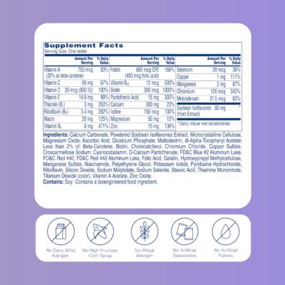 One A Day Women's Menopause Multivitamin with Vitamin A, Vitamin C, Vitamin D, Vitamin E and Zinc for Immune Health Support, Tablet - Image 6