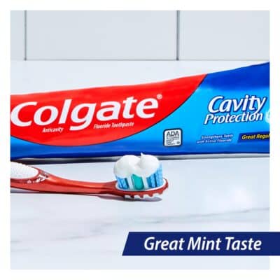 Colgate Cavity Protection Toothpaste with Fluoride, Great Regular Flavor, 6 Ounce (Pack of 6) - Image 6