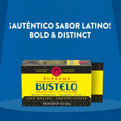 Caf? Bustelo Supreme by Bustelo Espresso Style Dark Roast Ground Coffee Brick, 10 Ounces (Pack of 12) - Image 2