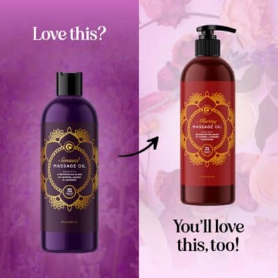 Aromatherapy Sensual Massage Oil for Couples - Relaxing Full Body Massage Oil for Date Night with Sweet Almond Oil - Vegan Lavender Massage Oil for Massage Therapy Smooth Gliding Formula 8 Fl Oz - Image 8