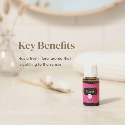 Young Living Geranium 15ml - Promotes Blemish & Fine Line Reduction - Premium Essential Oil for Radiant Skin & Aromatherapy - Natural Beauty and Youthful Skin Appearance - Image 4