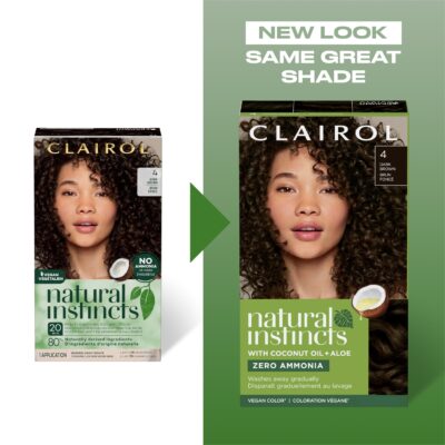 Clairol Natural Instincts Demi-Permanent Hair Dye, 6BZ Light Caramel Brown Hair Color, Pack of 3 - Image 2
