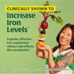 MegaFood Blood Builder - Iron Supplement Clinically Shown to Increase Iron Levels Without Side Effects - Iron Supplement for Women with Vitamin C, Vitamin B12 and Folic Acid - Vegan - 30 Tabs - Image 4