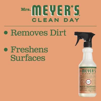 Mrs. Meyer?s Clean Day Multi-Surface Everyday Cleaner, Geranium Scent, 16 ounce bottle (Pack of 3) - Image 5