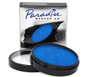 Mehron Makeup Paradise Makeup AQ Pro Size | Face & Body Painting, Special FX, Beauty, Cosplay, and Halloween | Water Activated Face Paint & Body Paint 1.4 oz (40 g) (Metallic Dark Blue)