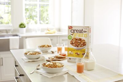 POST GREAT GRAINS BANANA NUT CRUNCH RTE CEREAL BANANA NUT CRUNCH FLAKE AND CLUSTER BOX 15.5 OUNCES 1 - Image 2