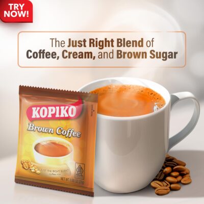 Kopiko Brown Instant Coffee Mix - The Irresistibly Delicious Coffee with Brown Sugar (0.88 OZ/25gr x 30 Coffee Packets) - Image 3