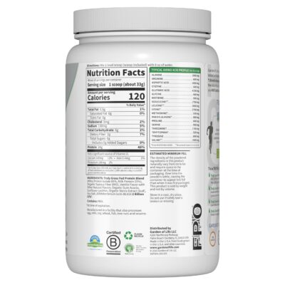 Garden of Life SPORT Whey Protein Powder Vanilla., Premium Grass Fed Whey Protein Isolate plus Probiotics for Immune System Health, 24g Protein, Non GMO, Gluten Free., Cold Processed - 20 Servings - Image 9