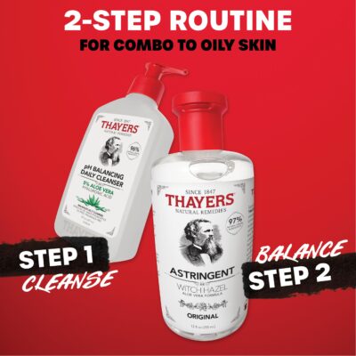THAYERS Original Witch Hazel Astringent with Aloe Vera, 12 Ounce Bottle - Image 6