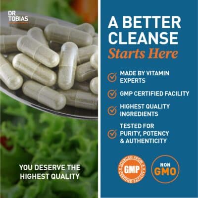 Dr. Tobias Colon 14 Day Cleanse, Advanced Gut Cleanse Detox for Women & Men with Cascara Sagrada, Psyllium Husk & Senna Leaf, Non-GMO Colon Cleanse, 28 Capsules 1-2 Daily - Image 5