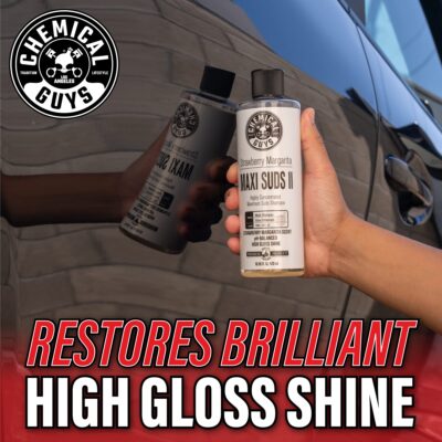 Chemical Guys CWS_1011_64 Maxi-Suds II Foaming Car Wash Soap (Works with Foam Cannons, Foam Guns or Bucket Washes) Safe for Cars, Trucks, Motorcycles, RVs & More, 64 oz (.5 Gallon), Strawberry Scent - Image 5