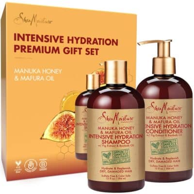 SheaMoisture Shampoo and Conditioner Set, Manuka Honey, Mafura Oil, Baobab Oil & Fig Extract, Hydrate + Replenish, Vitamin C, Sulfate Free & Hair Color Safe, Deep Conditioning, 13 Fl Oz Ea - Image 2