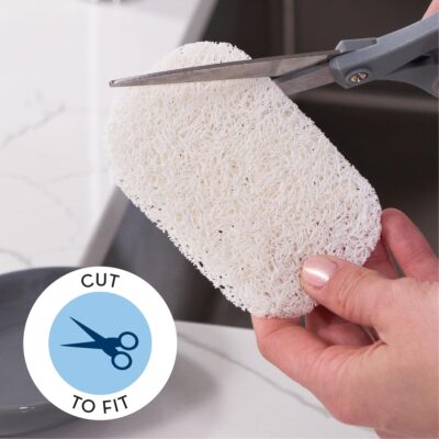 S&T INC. Soap Holder for Kitchen and Bathroom Soap Dish, Soap Saver for Hand Soap and Bar Soap, 4 Pack, 2.9 Inches by 4.4 Inches, White - Image 5