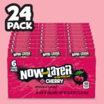 Now & Later Candy, Cherry Flavor, 0.93 Ounce Bars (Pack of 24) - Image 2