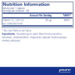 Pure Encapsulations Vitamin D3 25 mcg (1,000 IU) - Supplement to Support Bone, Joint, Breast, Heart, Colon & Immune Health - with Premium Vitamin D - 120 Capsules - Image 2