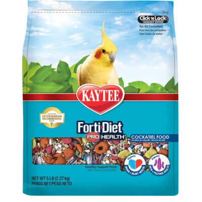 Kaytee Forti-Diet Pro Health Pet Cockatiel Food, 5 lb