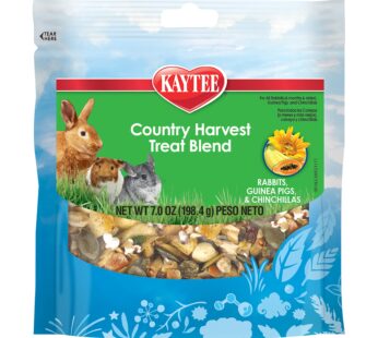 Kaytee Country Harvest Treat Blend for Pet Rabbits, Guinea Pigs and Chinchillas, 7 oz
