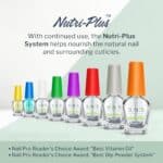 SNS Base Coat Nail Polish for Nail Dip Powder Set, 6 Pack - Long-Lasting & Fast-Drying Nail Strengtheners Gel Base for Colors - Low-Odor Dipping Powder Polish, No UV Lamp Required, 0.5 Oz - Image 3