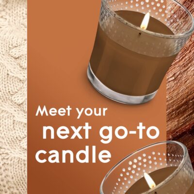 Glade Candle Jar, Air Freshener, Cashmere Woods, 3.4 Oz, 2 Count - Image 2