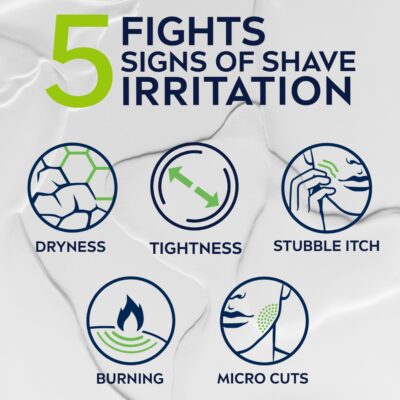 NIVEA MEN Sensitive Shave Gel with Vitamin E, Soothing Chamomile and Witch Hazel Extracts, No Drying Alcohols, 3 Pack of 7 Oz Cans - Image 6