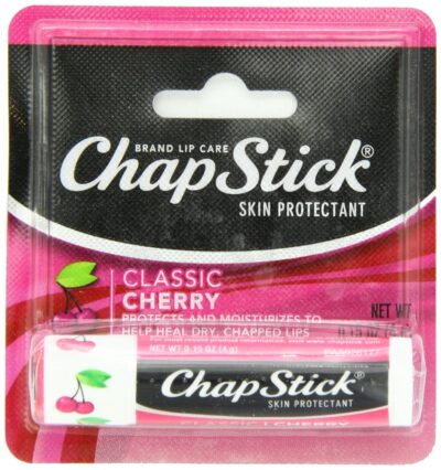 ChapStick Classic Lip Balm SPF 4 Cherry 0.15 oz (Pack of 6)