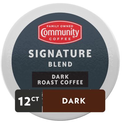 Community Coffee Signature Blend, Dark Roast Single-Serve Keurig K-Cup Pods, 12 Count (Pack of 1) - Image 3