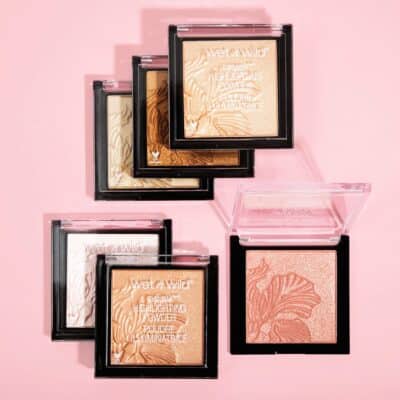 wet n wild MegaGlo Highlighting Powder, Highlighter Makeup, Shimmer Glow, Pink Rose Gold Blossom Glow - Image 3