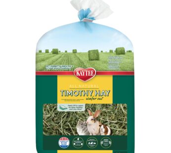 Kaytee Wafer Cut All Natural Timothy Hay for Pet Guinea Pigs, Rabbits & Other Small Animals, 60 Ounce