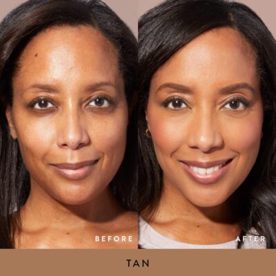 LAURA GELLER NEW YORK Baked Double Take Powder Foundation - Tan - Buildable Medium to Full Coverage - Matte Finish - Image 2