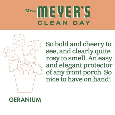 Mrs. Meyer?s Clean Day Multi-Surface Everyday Cleaner, Geranium Scent, 16 ounce bottle (Pack of 3) - Image 4