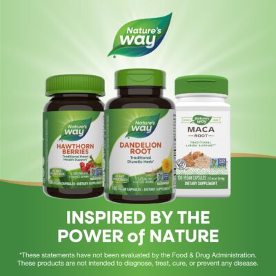 Nature's Way Dandelion Root, Traditional Diuretic Herb*, Vegan, 100 Capsules (Packaging May Vary) - Image 7