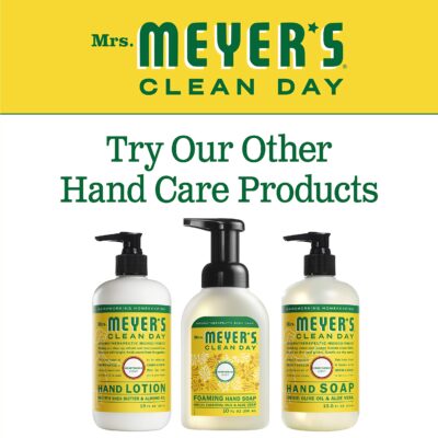 MRS. MEYER'S CLEAN DAY Hand Lotion for Dry Hands, Non-Greasy Moisturizer Made with Essential Oils, Honeysuckle, 12 oz - Image 5