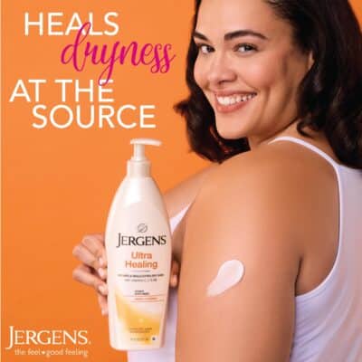 Jergens Ultra Healing Dry Skin Moisturizer, Body and Hand Lotion, for Absorption into Extra Dry Skin, 21 Ounce, with HYDRALUCENCE blend, Vitamins C, E, and B5 - Image 5