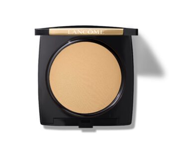 Lanc?me Dual Finish Powder Foundation – Buildable Sheer to Full Coverage Foundation – Natural Matte Finish – 410 Bisque Warm