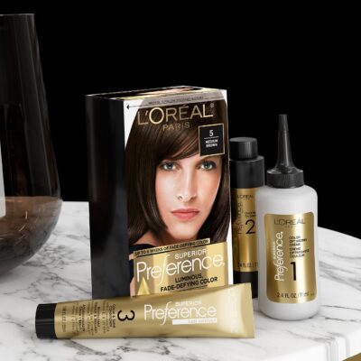 L'Oreal Paris Superior Preference Fade-Defying + Shine Permanent Hair Color, UL63 Hi-Lift Gold Brown, Pack of 1, Hair Dye - Image 7