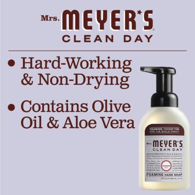 Mrs. Meyer's Clean Day Foaming Hand Soap, Lavender Scent, 10 Fl oz (Pack of 2) - Image 6