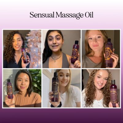 Aromatherapy Sensual Massage Oil for Couples - Relaxing Full Body Massage Oil for Date Night with Sweet Almond Oil - Vegan Lavender Massage Oil for Massage Therapy Smooth Gliding Formula 8 Fl Oz - Image 2