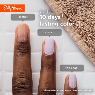 Sally Hansen Miracle Gel?, Little Peony, Long Lasting, Gel-Like Formula, No UV Lamp Needed, Pink Nail Polish - Image 7