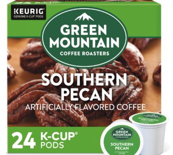 Green Mountain Coffee Roasters Southern Pecan, Single-Serve Keurig K-Cup Pods, Flavored Light Roast, 24 Count