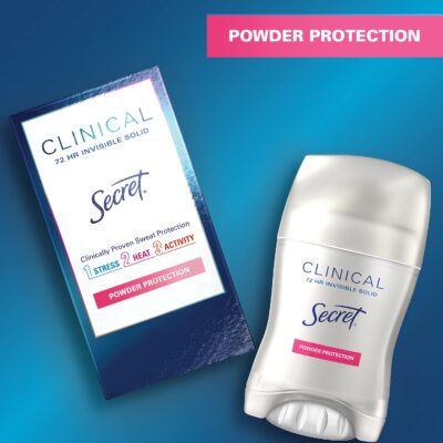 Secret Clinical Strength Antiperspirant and Deodorant for Women Invisible Solid Powder Protection 2.6 Oz - Image 4