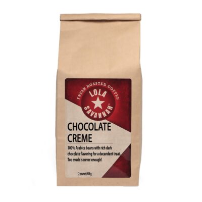 Lola Savannah Chocolate Creme Whole Bean Caffeinated Coffee, 2lb - Image 2