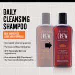 Shampoo for Men by American Crew, Daily Cleanser, Naturally Derived, Vegan Formula, Citrus Mint Fragrance, 15.2 Fl Oz - Image 2